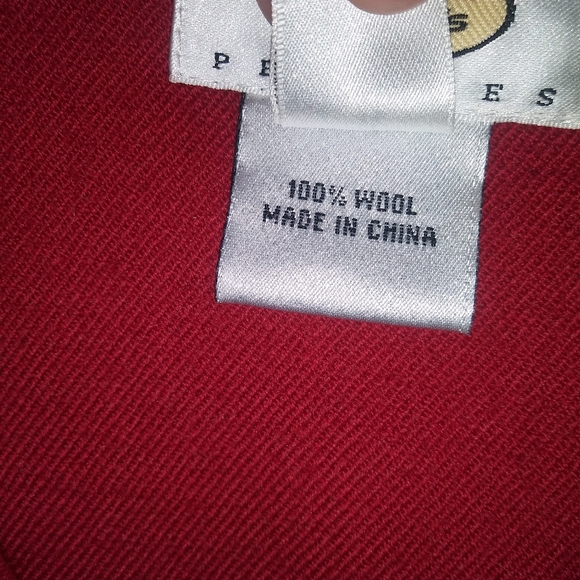 🆕Talbots | 100% Wool Light Peacoat In Red Women's Size 6 Petite Womens Red Coat - Picture 8 of 15